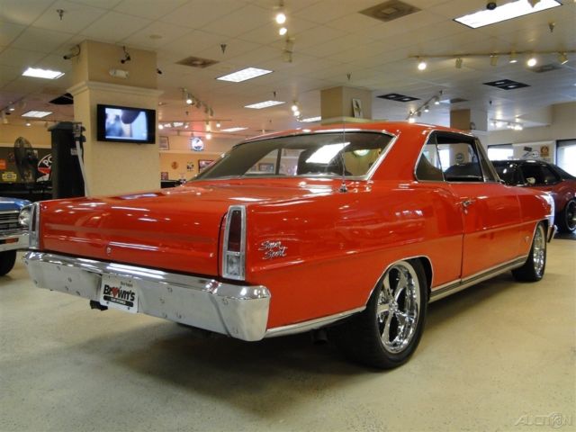 1966 Red Chevrolet Nova