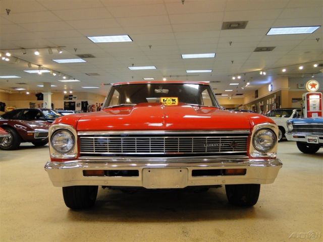 1966 Red Chevrolet Nova