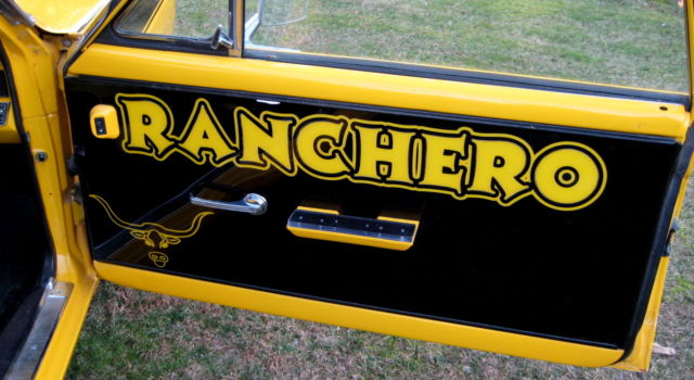 1966 Yellow Ford Ranchero Wagon
