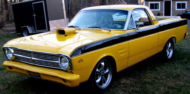 1966 Yellow Ford Ranchero Wagon