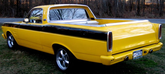 1966 Yellow Ford Ranchero Wagon