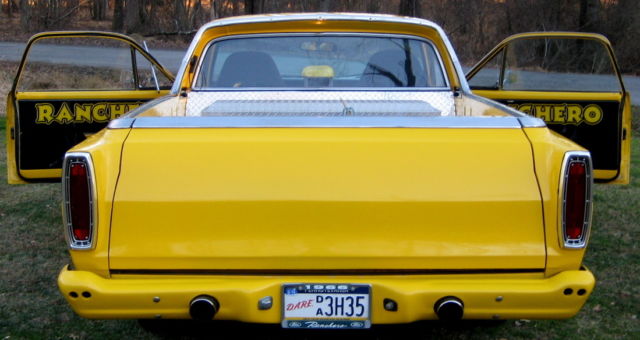 1966 Yellow Ford Ranchero Wagon
