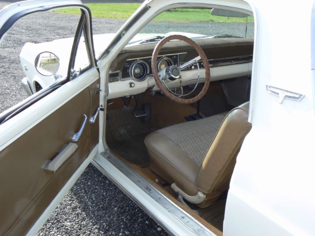 1966 White Ford Ranchero Standard Cab Pickup