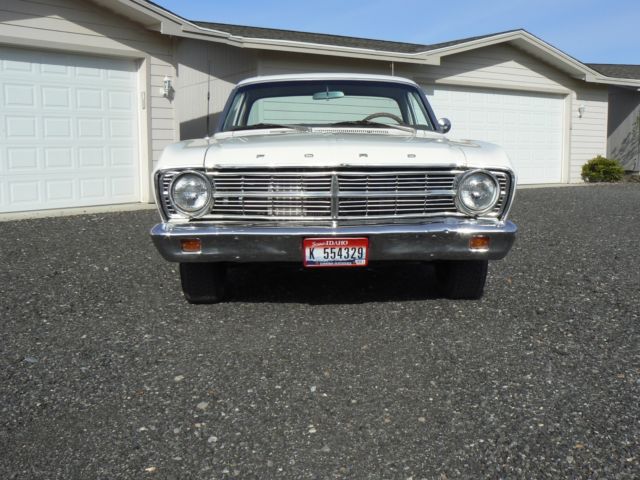 1966 White Ford Ranchero Standard Cab Pickup