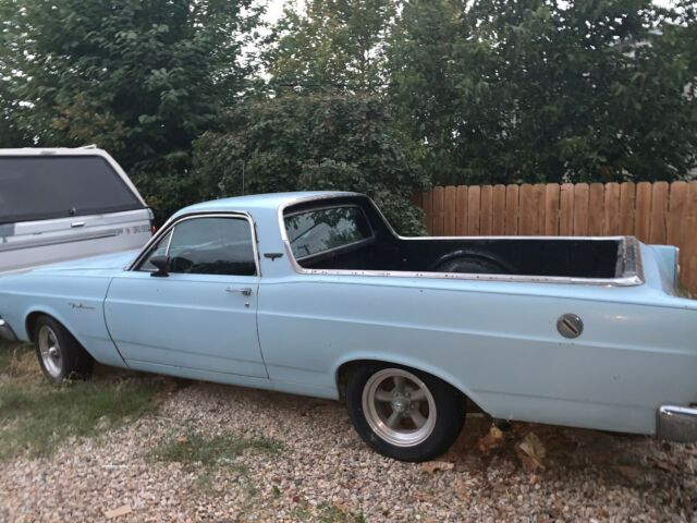 1966 Blue Ford Ranchero Standard Cab Pickup