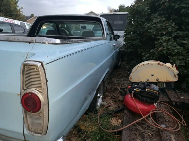 1966 Blue Ford Ranchero Standard Cab Pickup