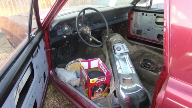 1966 Burgundy Ford Ranchero Standard Cab Pickup