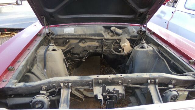 1966 Burgundy Ford Ranchero Standard Cab Pickup