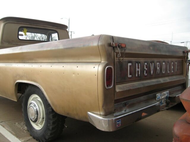 1966 Gold Chevrolet C-10 Standard Cab Pickup