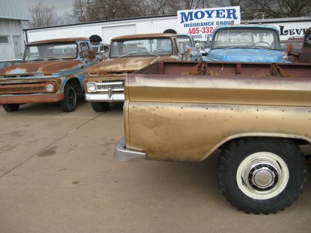 1966 Gold Chevrolet C-10 Standard Cab Pickup