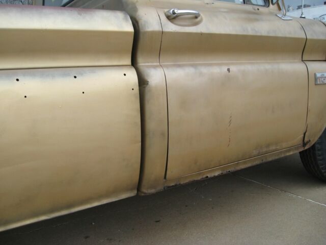 1966 Gold Chevrolet C-10 Standard Cab Pickup