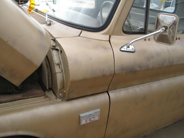 1966 Gold Chevrolet C-10 Standard Cab Pickup