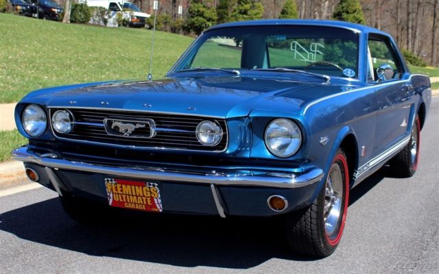 1966 Blue Ford Mustang Coupe