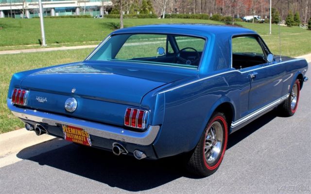 1966 Blue Ford Mustang Coupe