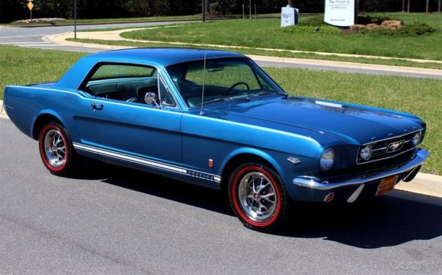 1966 Blue Ford Mustang Coupe