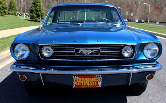 1966 Blue Ford Mustang Coupe