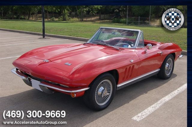 1966 Red Chevrolet Corvette