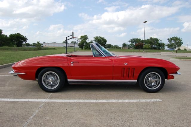 1966 Red Chevrolet Corvette