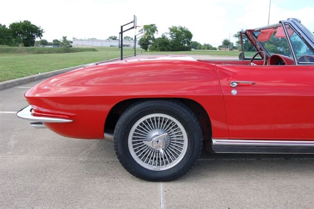 1966 Red Chevrolet Corvette