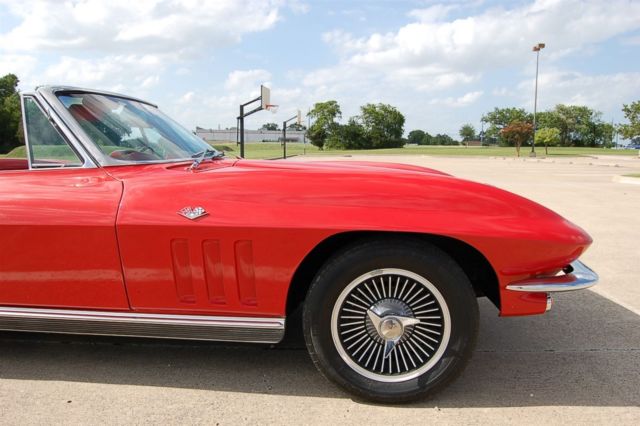 1966 Red Chevrolet Corvette