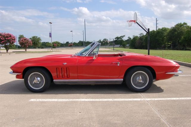 1966 Red Chevrolet Corvette
