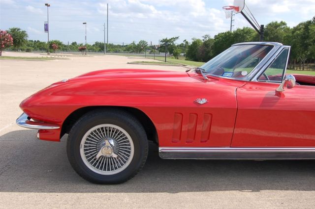 1966 Red Chevrolet Corvette