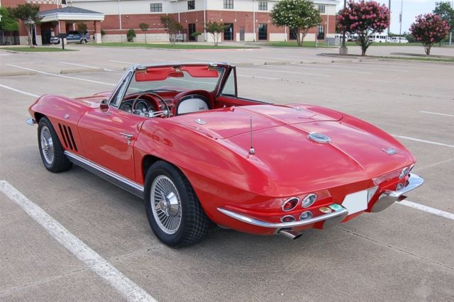 1966 Red Chevrolet Corvette