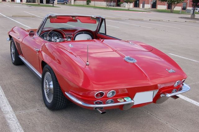 1966 Red Chevrolet Corvette