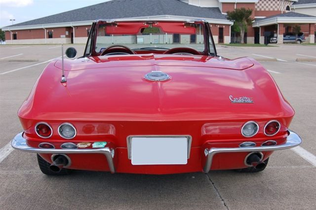 1966 Red Chevrolet Corvette