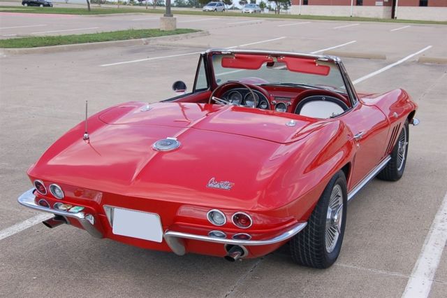 1966 Red Chevrolet Corvette