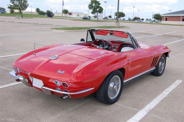 1966 Red Chevrolet Corvette