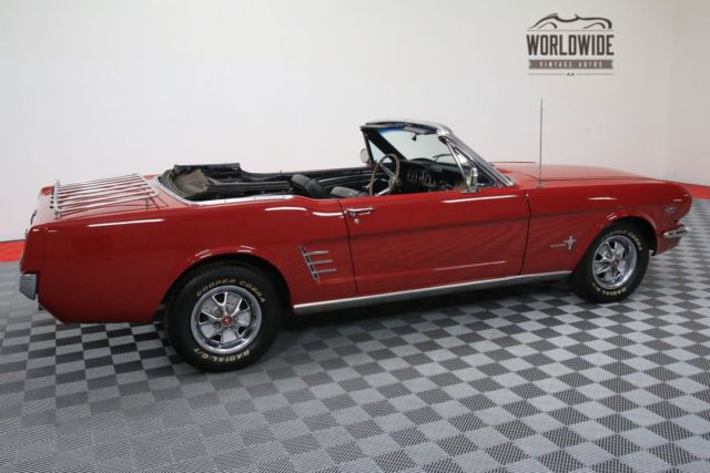 1966 Red Ford Mustang