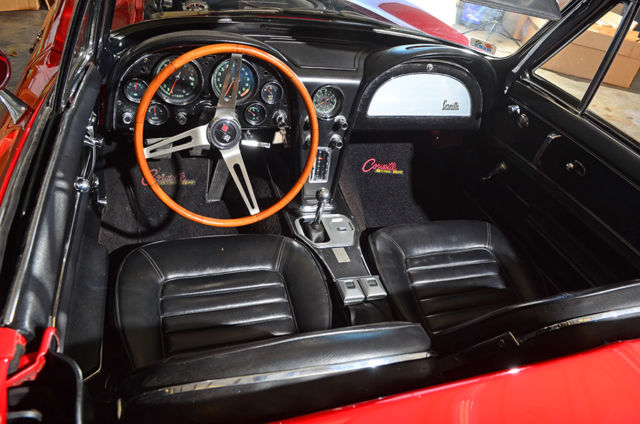 1966 Red Chevrolet Corvette Convertible