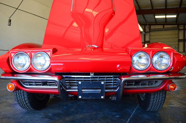 1966 Red Chevrolet Corvette Convertible