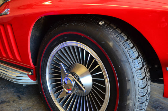 1966 Red Chevrolet Corvette Convertible
