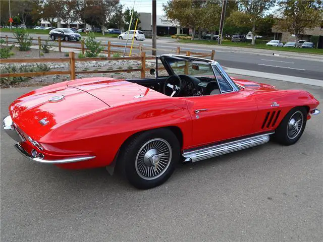 1966 Red Corvette L72 Convertible for sale: photos, technical ...