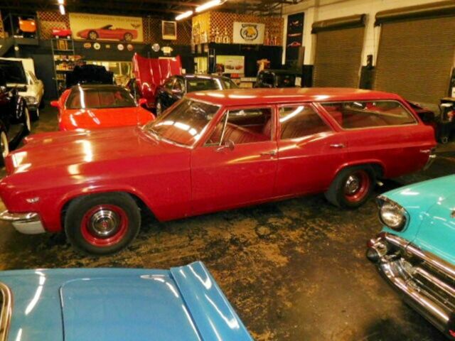 1966 Red Chevrolet Impala Wagon