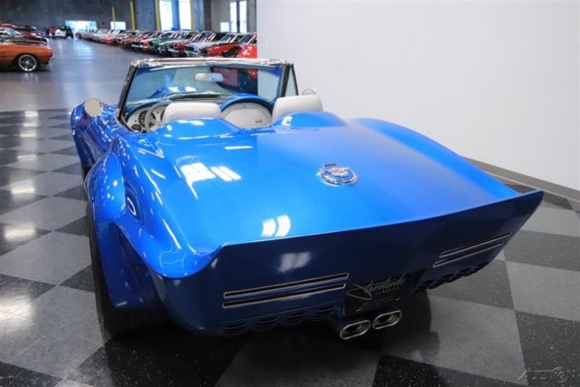 1966 Blue Chevrolet Corvette
