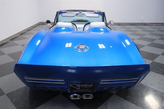 1966 Blue Chevrolet Corvette