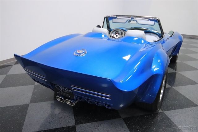 1966 Blue Chevrolet Corvette