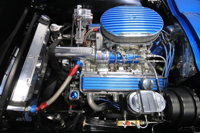 1966 Blue Chevrolet Corvette