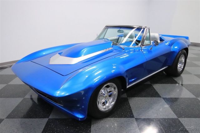 1966 Blue Chevrolet Corvette
