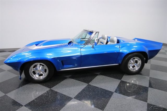 1966 Blue Chevrolet Corvette