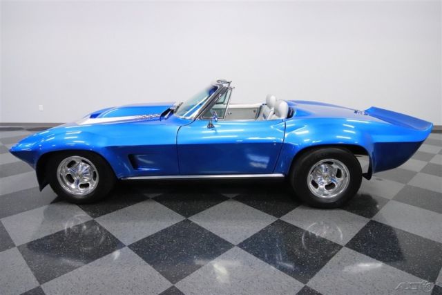 1966 Blue Chevrolet Corvette