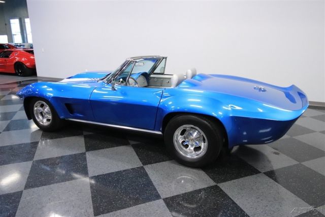 1966 Blue Chevrolet Corvette