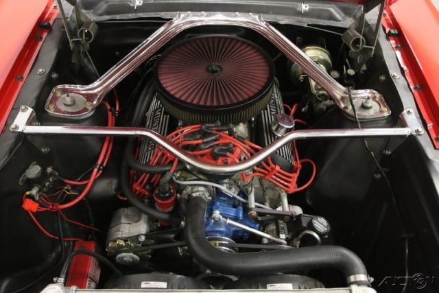 1966 Red Ford Mustang