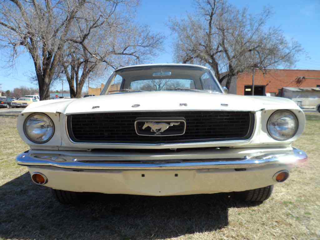1966 Wimbledon White Ford Mustang Coupe