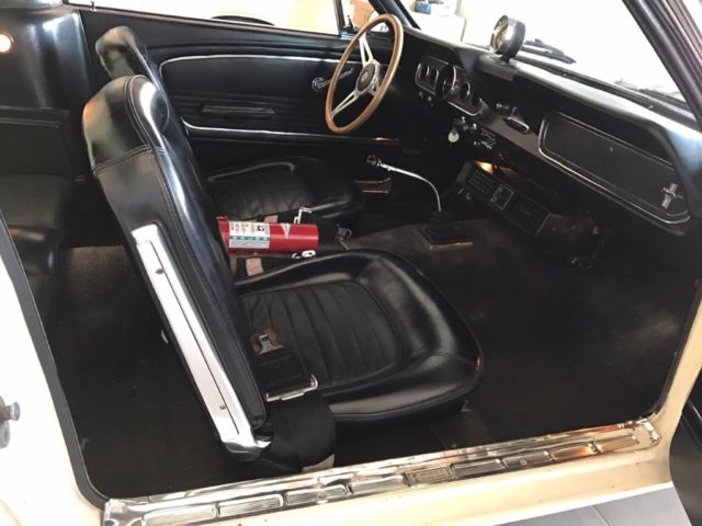 1966 Red w/white stripes Ford Mustang Coupe