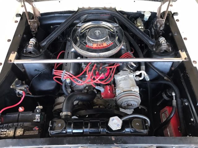 1966 Red w/white stripes Ford Mustang Coupe