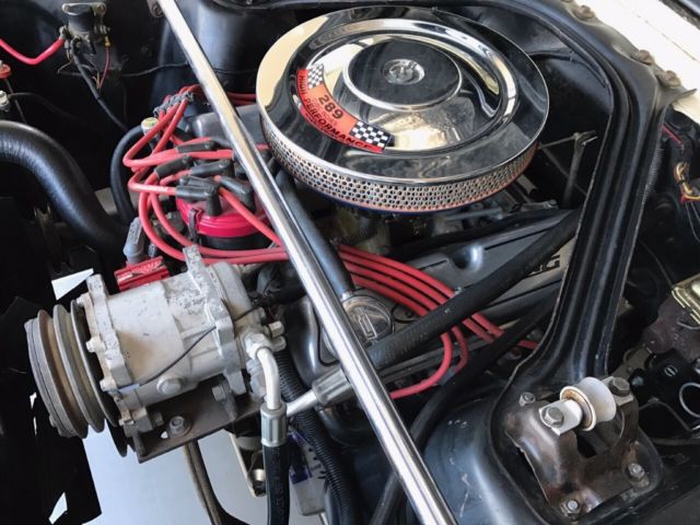 1966 Red w/white stripes Ford Mustang Coupe